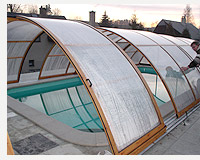 Pavilions of polycarbonate